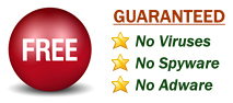 GUARANTEED: No Viruses, No Spyware, No Adware