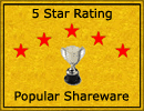 Popular Shareware - 5 Star Rating!