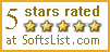 Softslist - 5 out of 5 Rating!