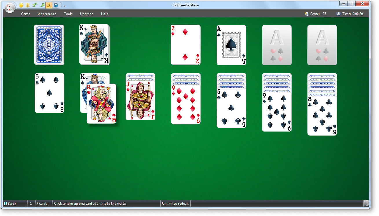 123 Free Solitaire - Klondike screenshot