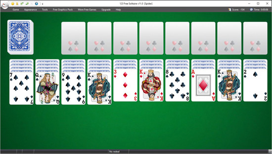 Spider solitaire online