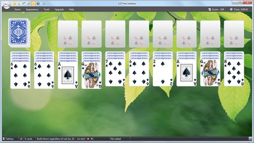 123 Free Solitaire - Spider One Suit Solitaire